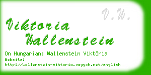 viktoria wallenstein business card